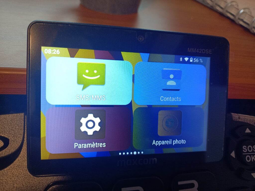 menu android poste ip