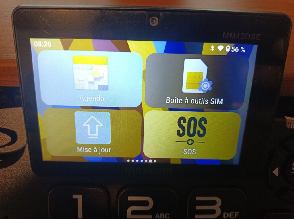 menu android poste ip