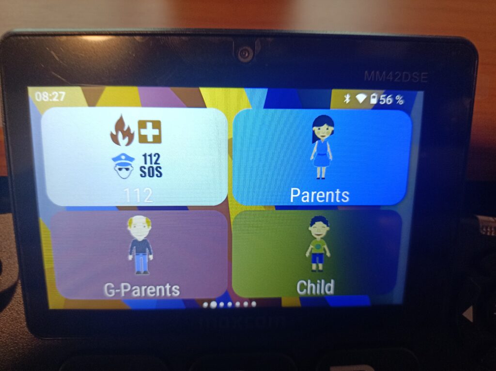 menu android poste ip
