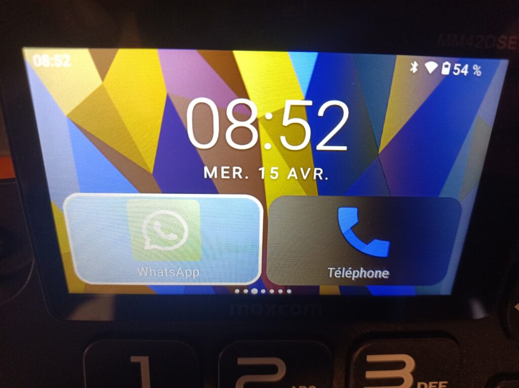 menu android poste ip
