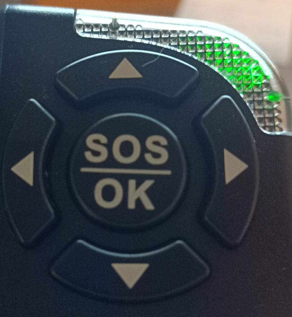 bouton SOS du poste MAXCOM MM42D